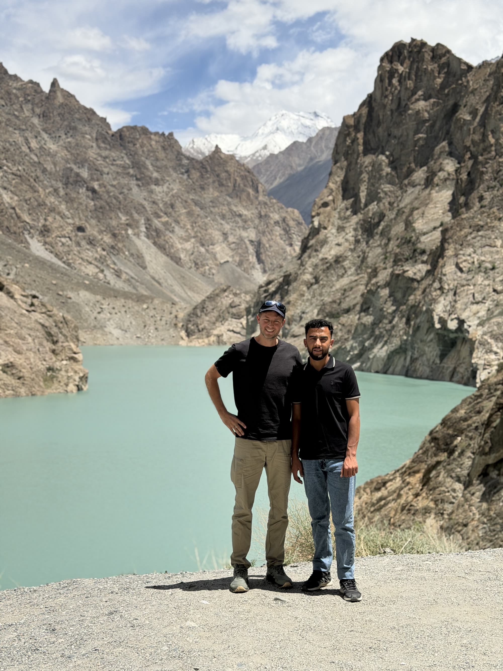 Robin on tour with Peaks of Pakistan